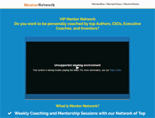 Tablet Screenshot of mentornetwork.com
